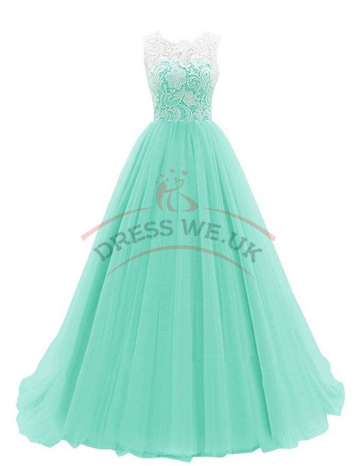 Mint Long Prom Dress