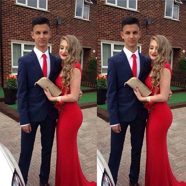 suits to go with red dress