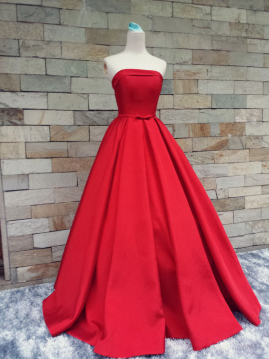 red gowns for party wear