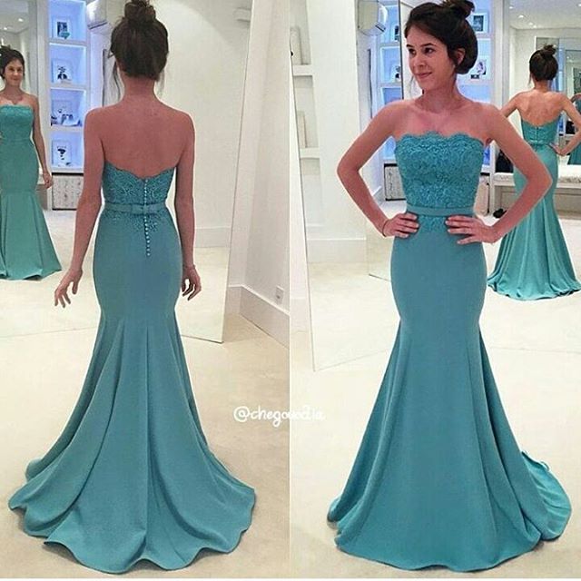 elegant mermaid gown
