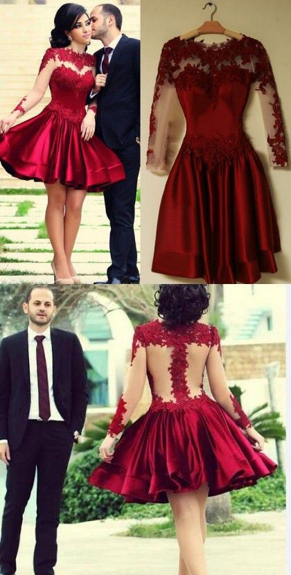 2018 Homecoming Dresses Long Sleeve Homecoming Dresses Cheap