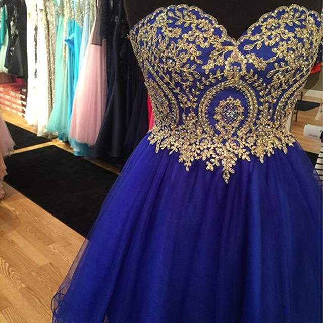 Royal Blue Homecoming Dresses short Prom Dresses 2018 cocktail