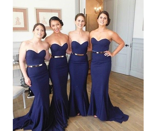 royal blue bridesmaid dresses long