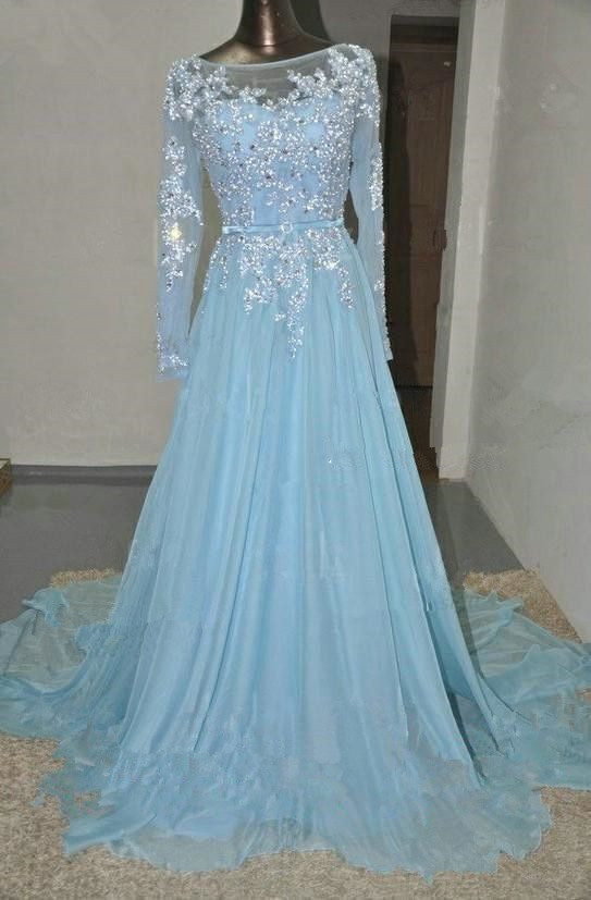 light sky blue color dress