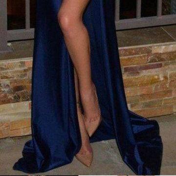 Prom Gown,royal Blue Prom ..